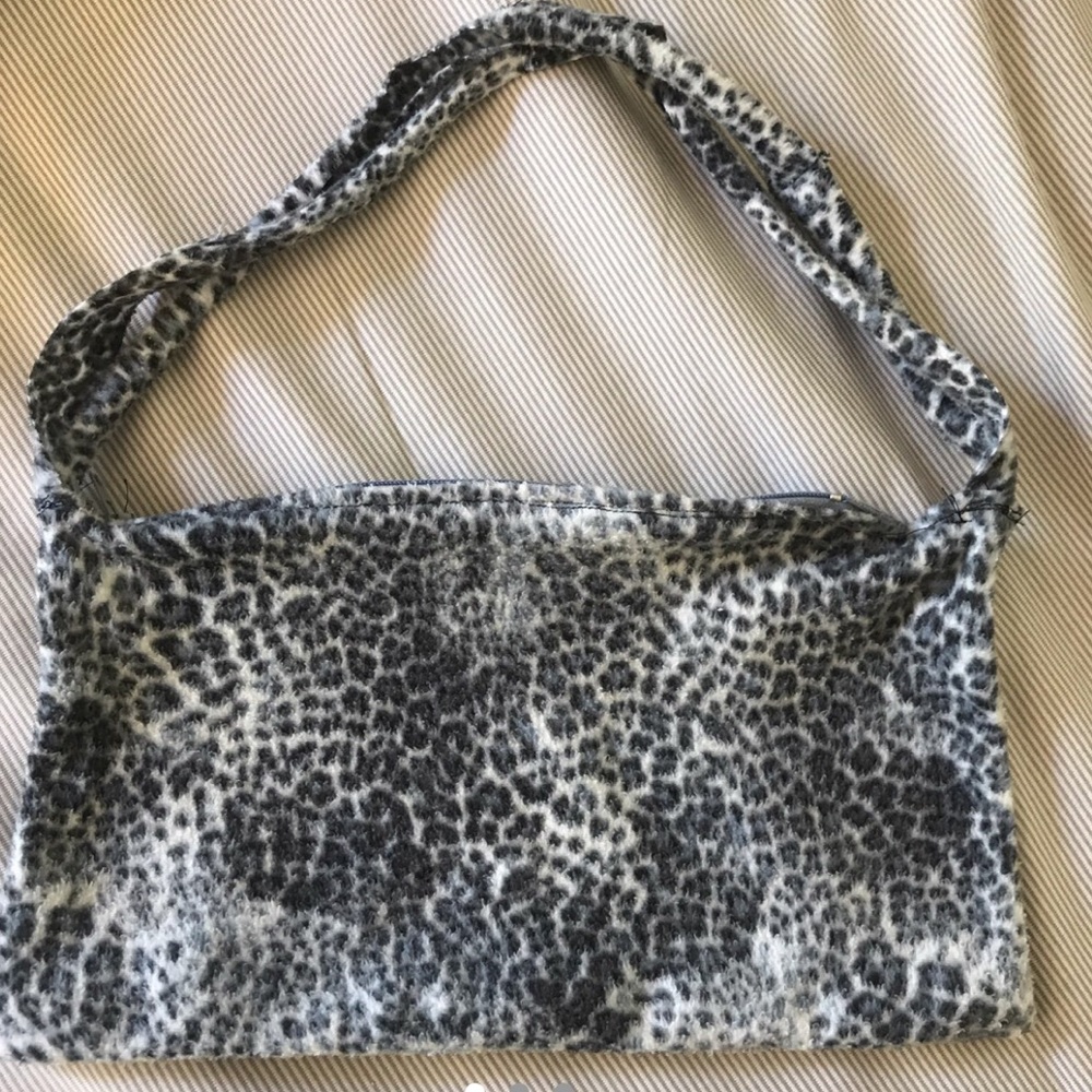 Handmade leopard print bag